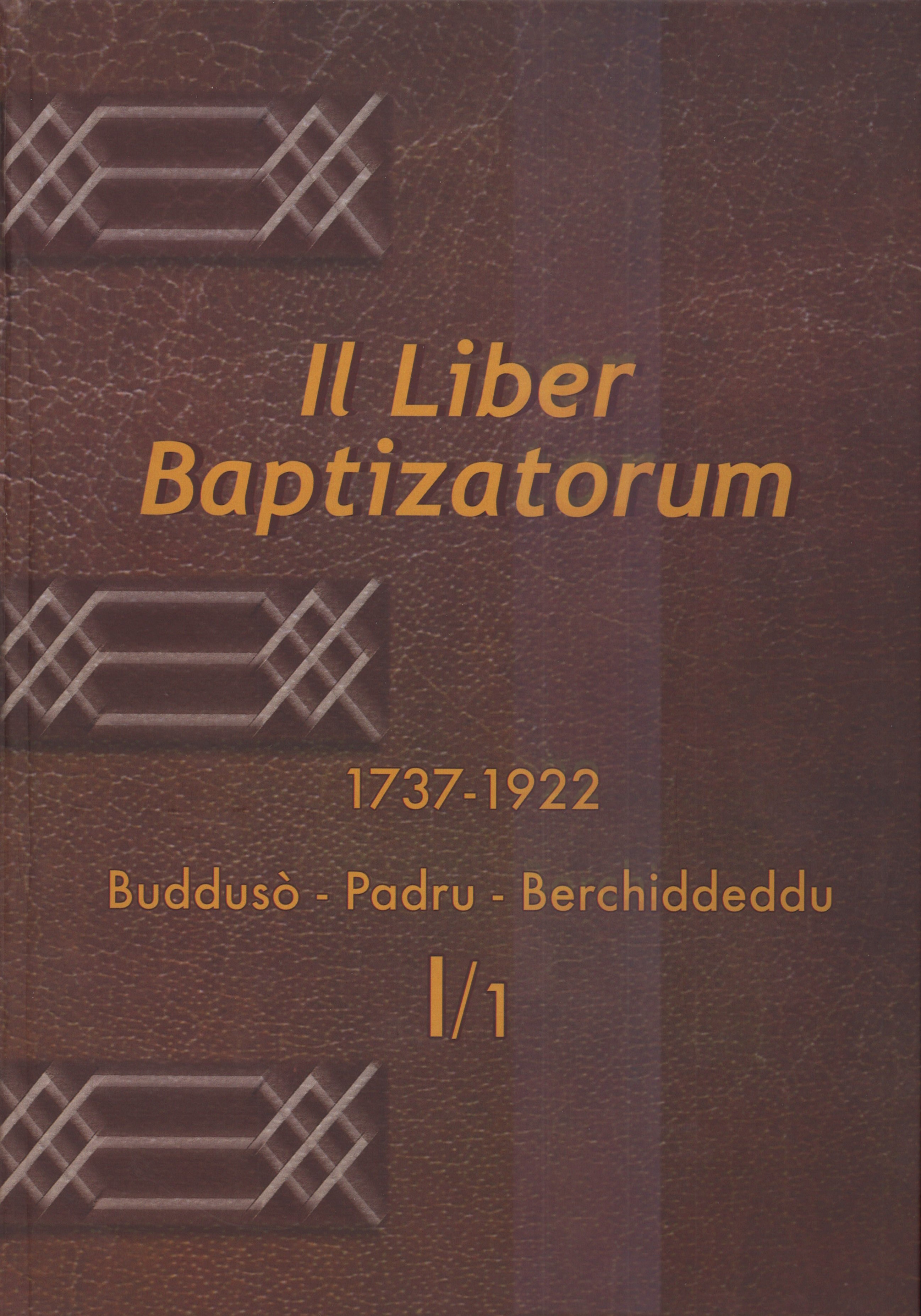 Il Liber Baptizatorum I/1
