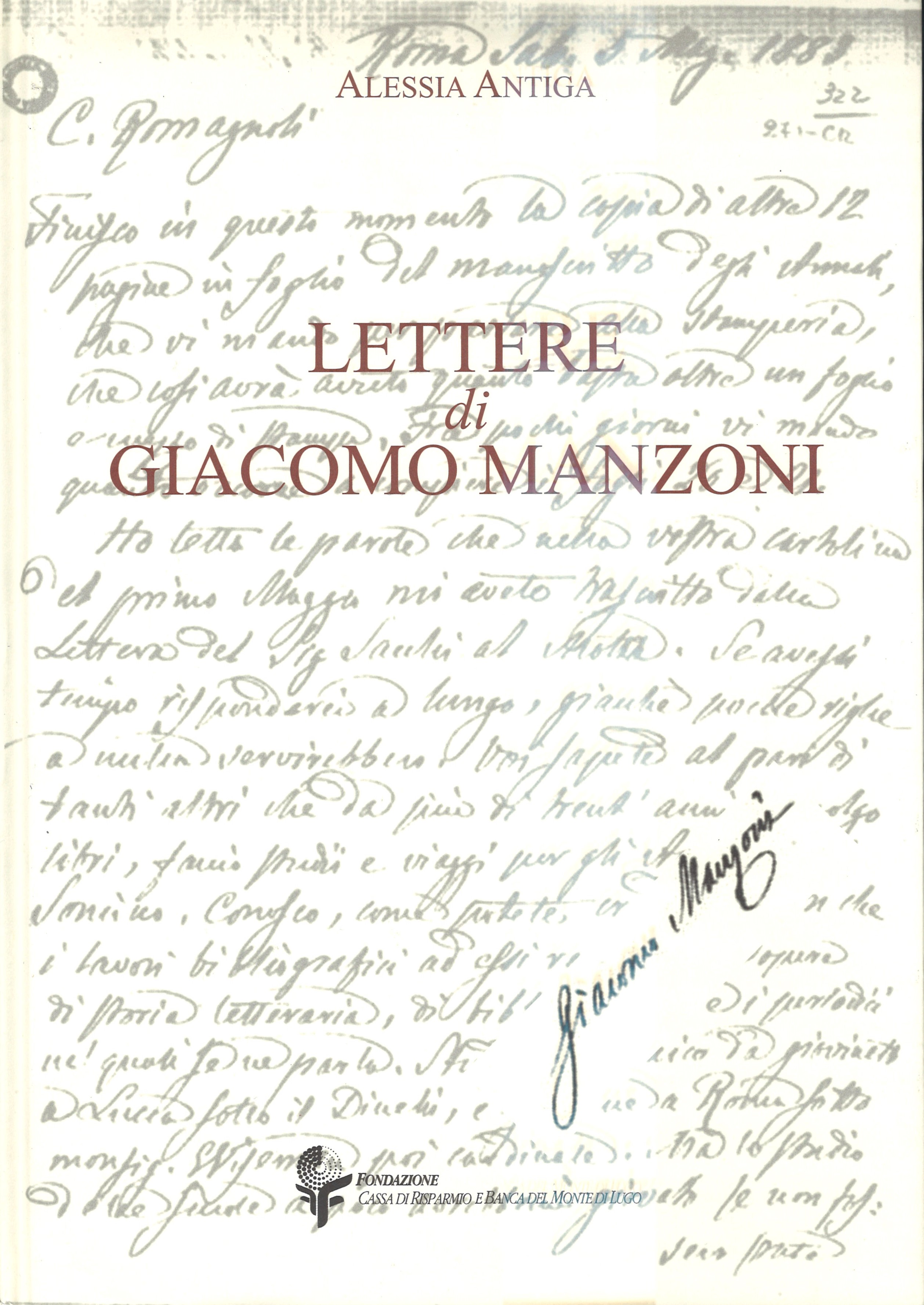 LETTERE di GIACOMO MANZONI