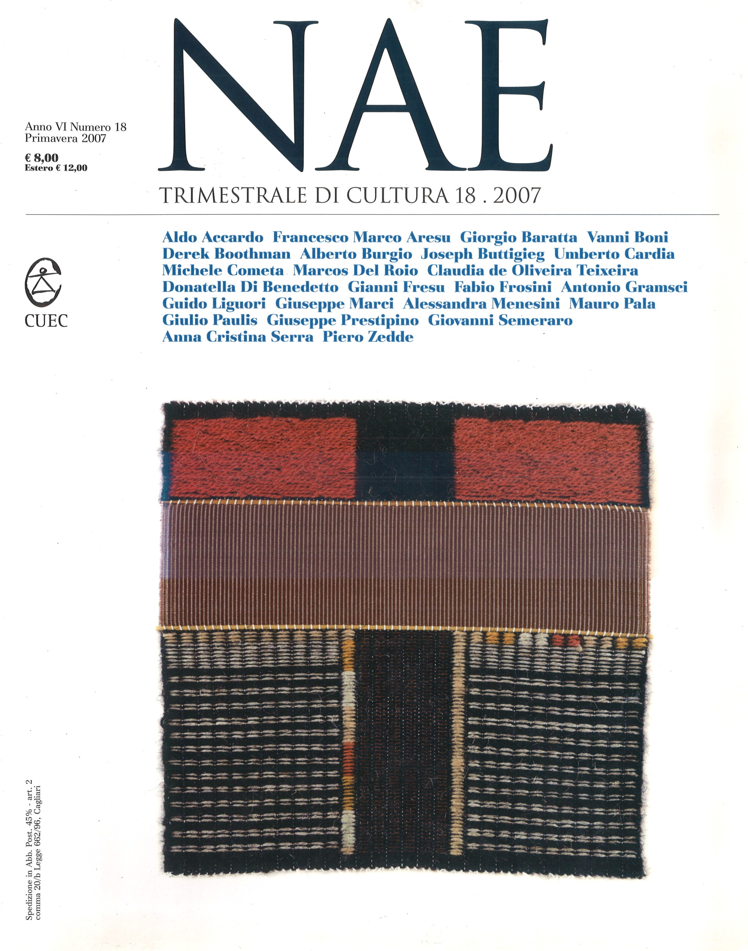 NAE – Anno VI Numero18 Primavera 2007
