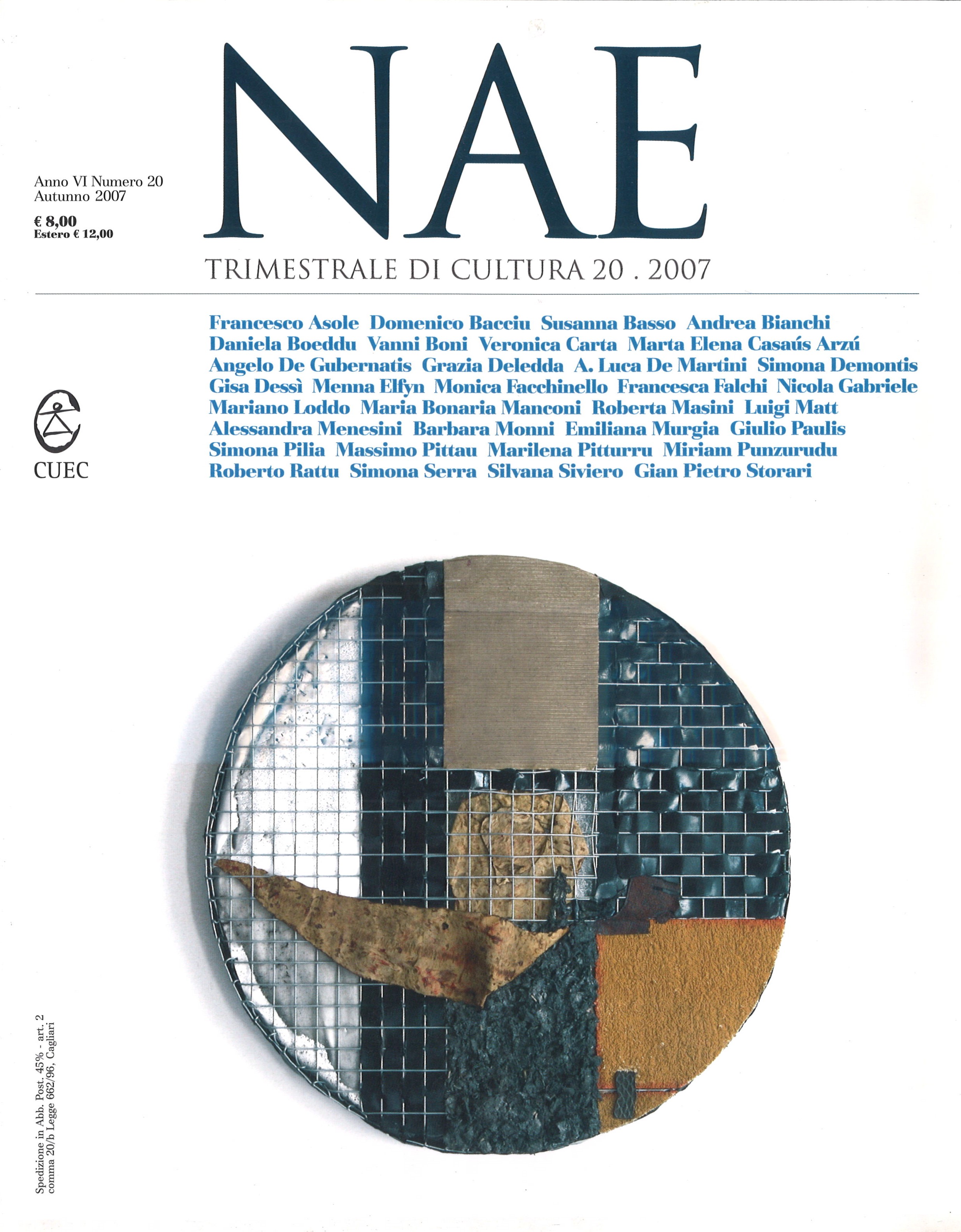 NAE – Anno VI  Numero 20  Autunno 2007