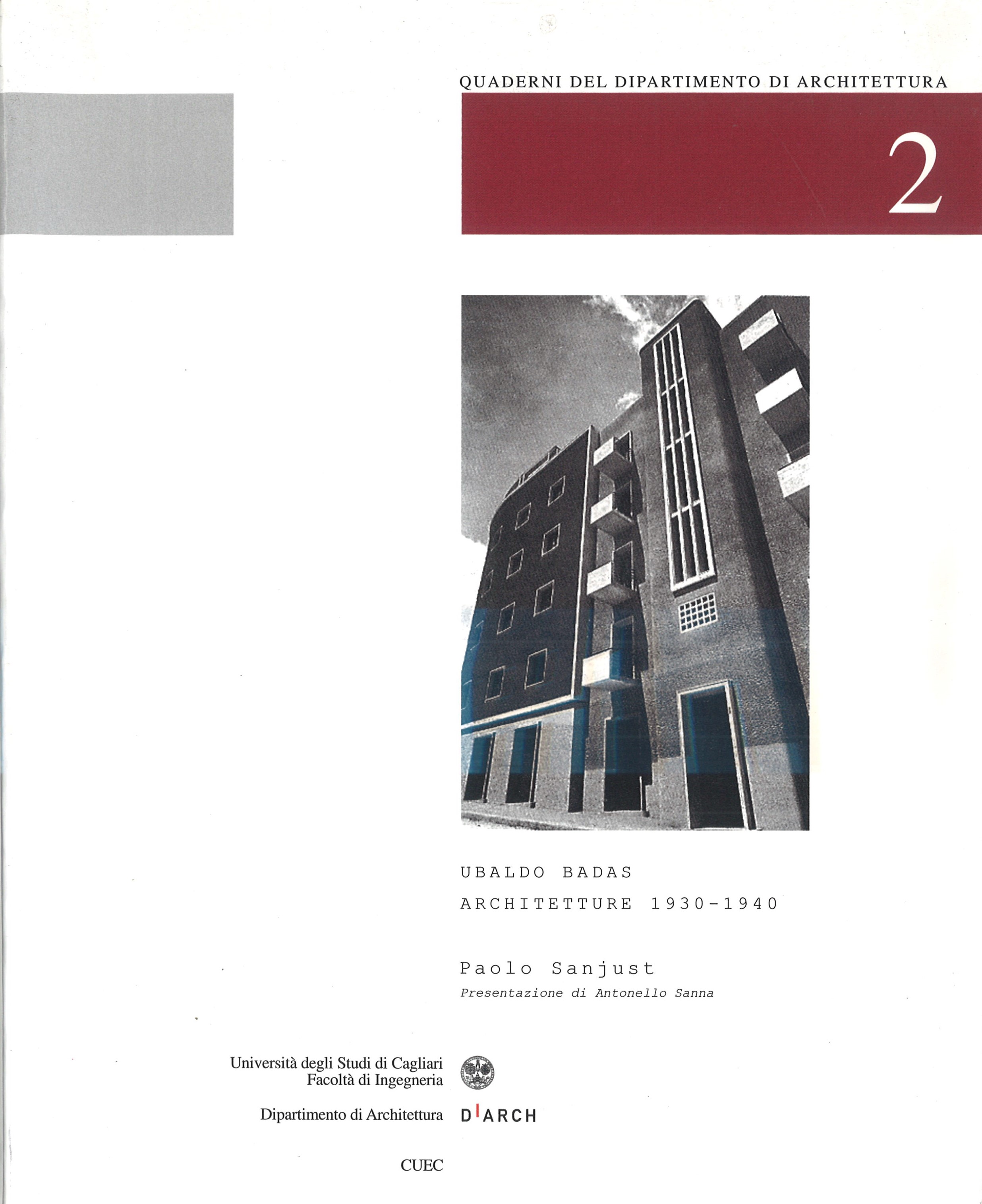 QUADERNI DEL DIAPRTIMENTO DI ARCHITETTURA 2