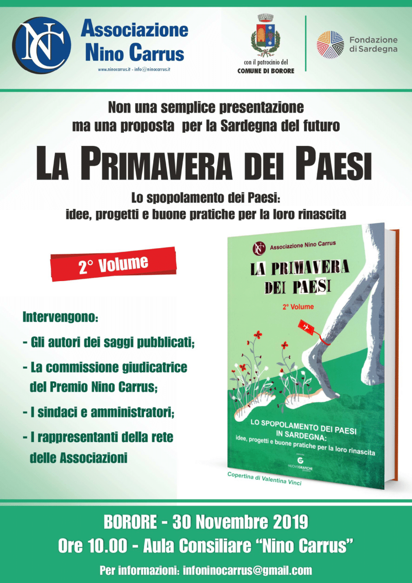 Lo spopolamento dei paesi in Sardegna: idee, progetti e buone pratiche per la loro rinascita.