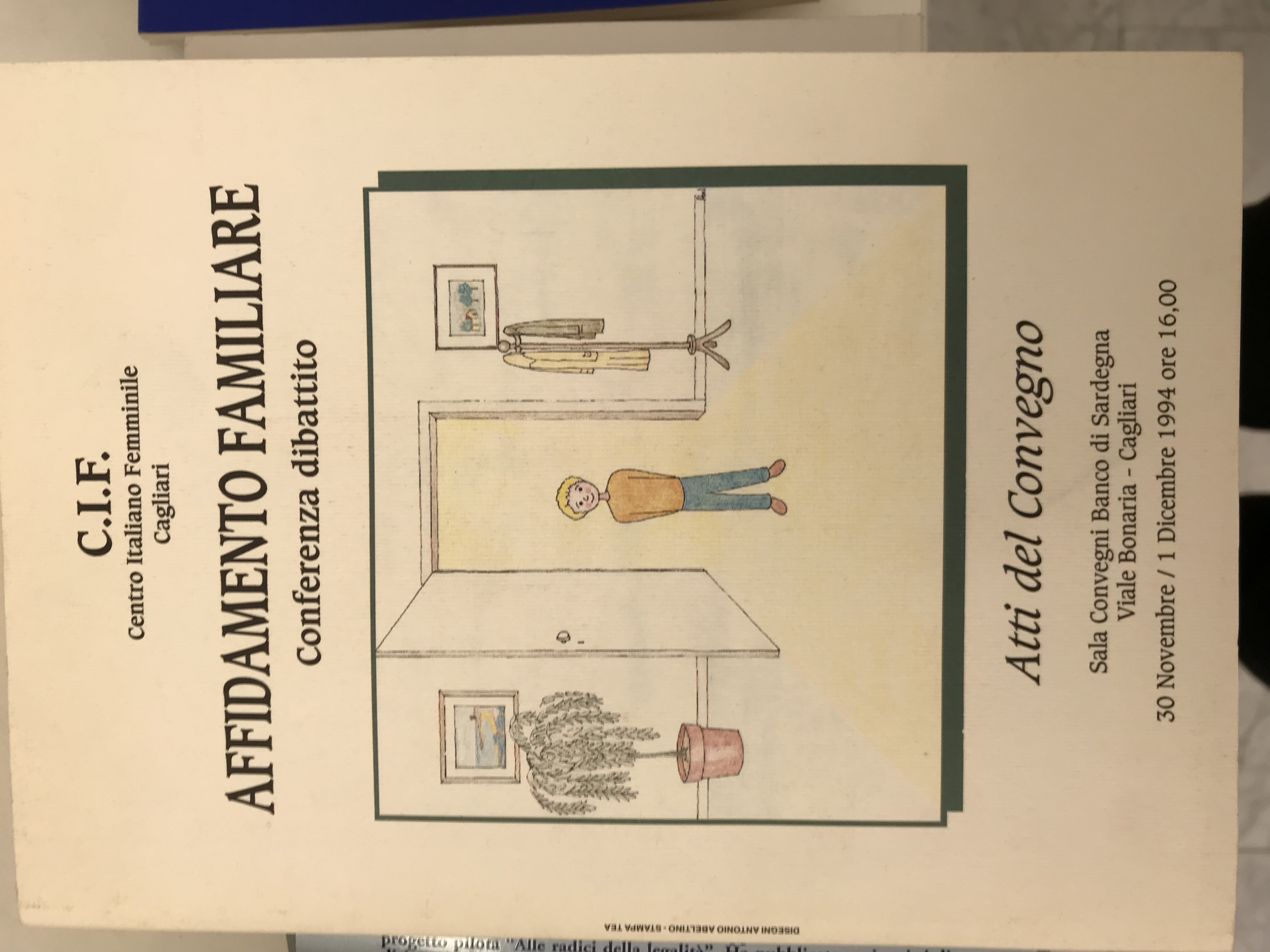 Affidamento familiare.Conferenza dibattito AAVV