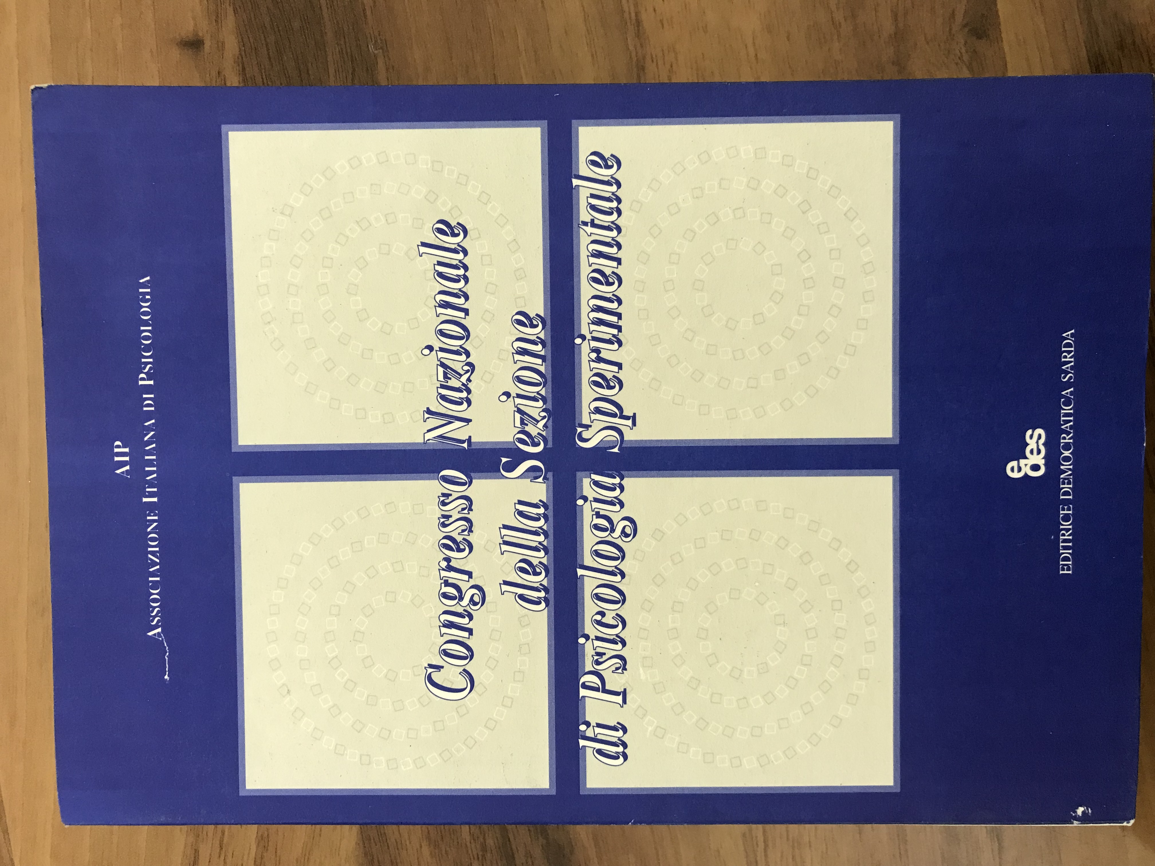 Congresso Nazionale della Sezione di Pasicologia Sperimentale