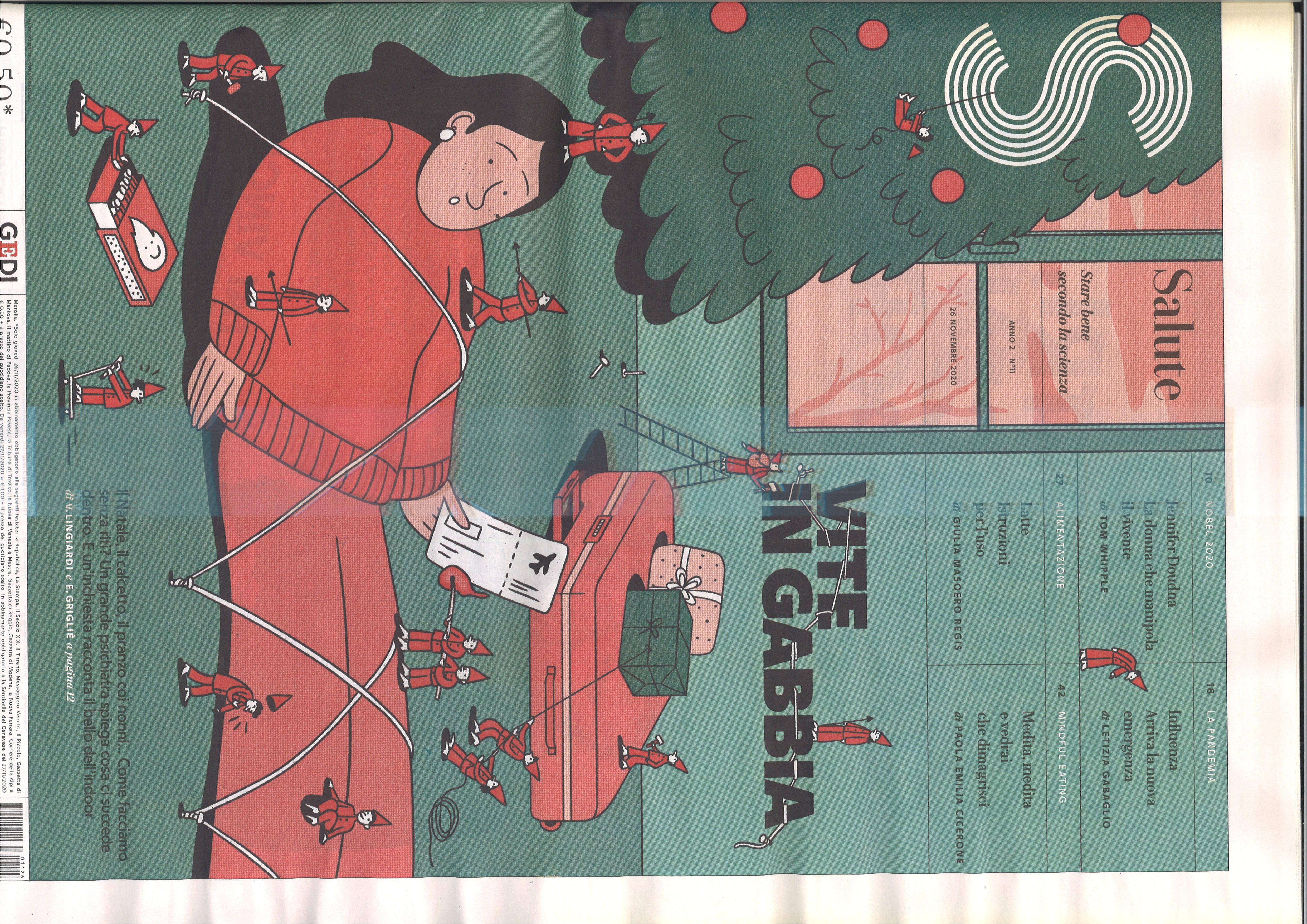 Corriere / Salute / Corriere della Sera / Le pagine del vivere bene / Anno 2 – N. 43 – Giovedì 26 Novembre 2020 /