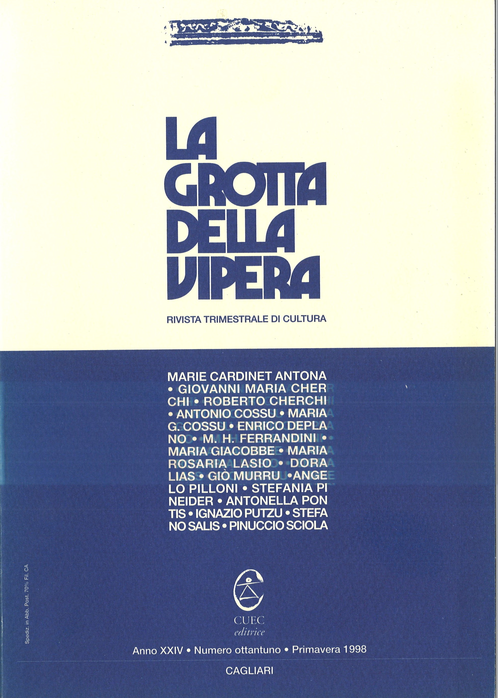 La grotta della Vipera / n. 81 /