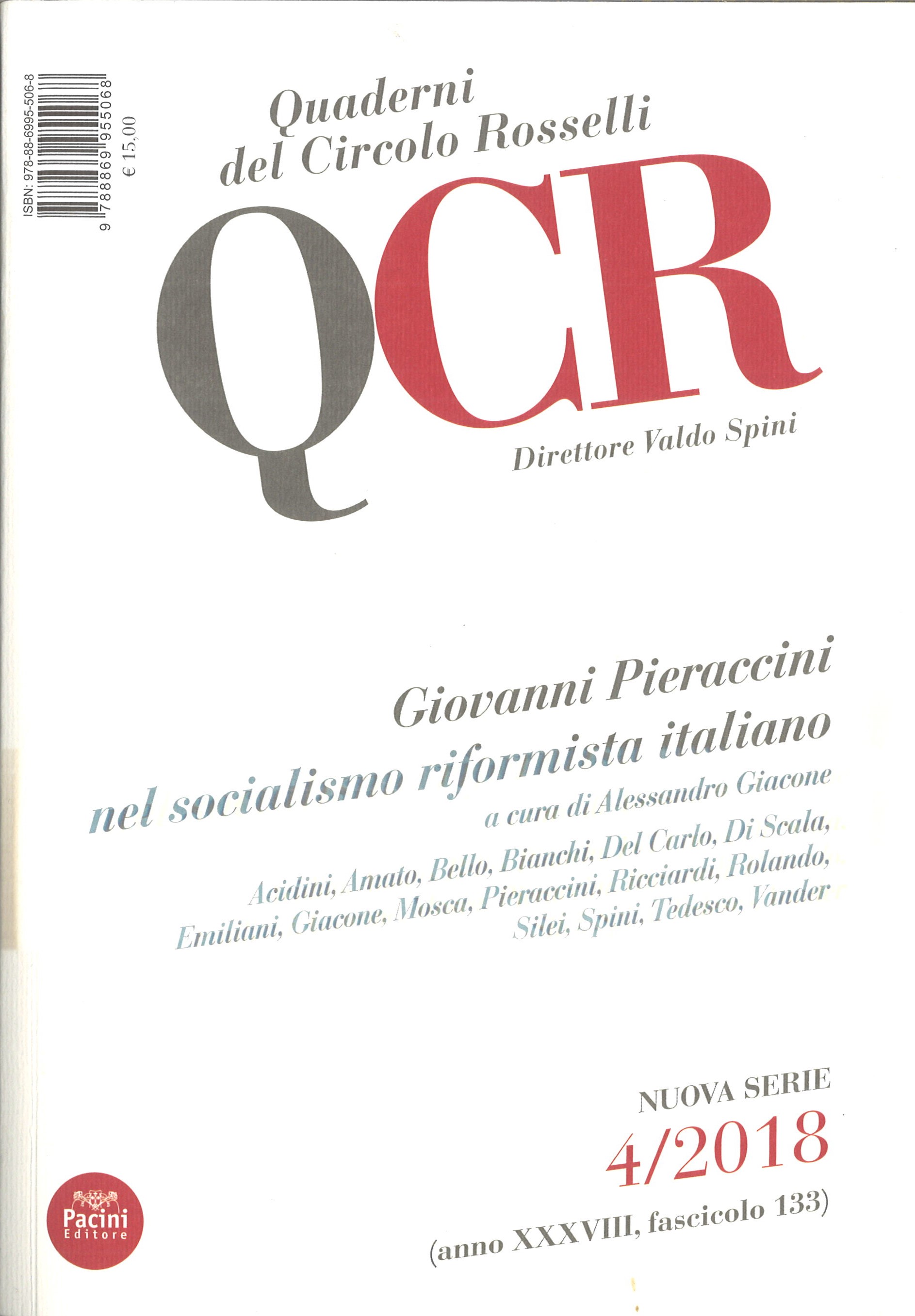 QCR / nuova serie 4/2018 (anno XXXXVIII, fascicolo 133)