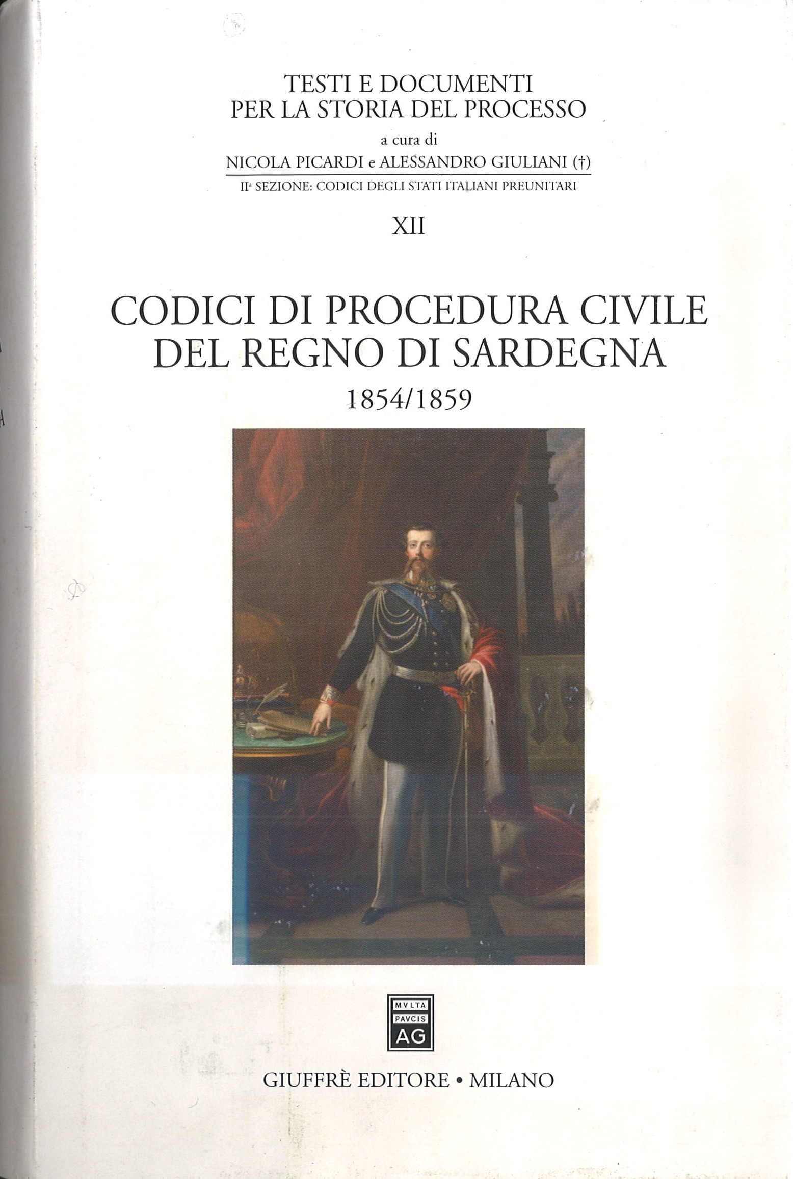 Codici di Procedura civile del Regno di Sardegna 1854/1859