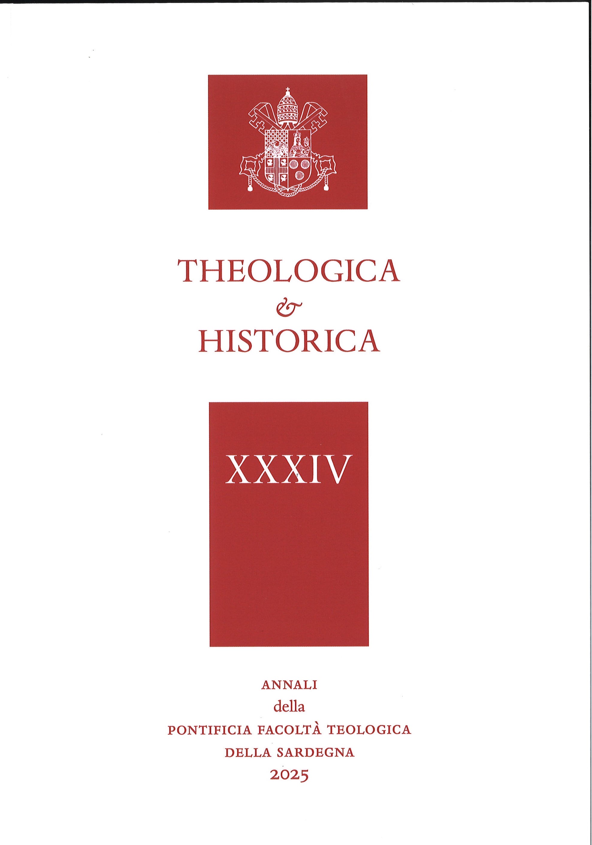 Theologia & Historica XXXIV