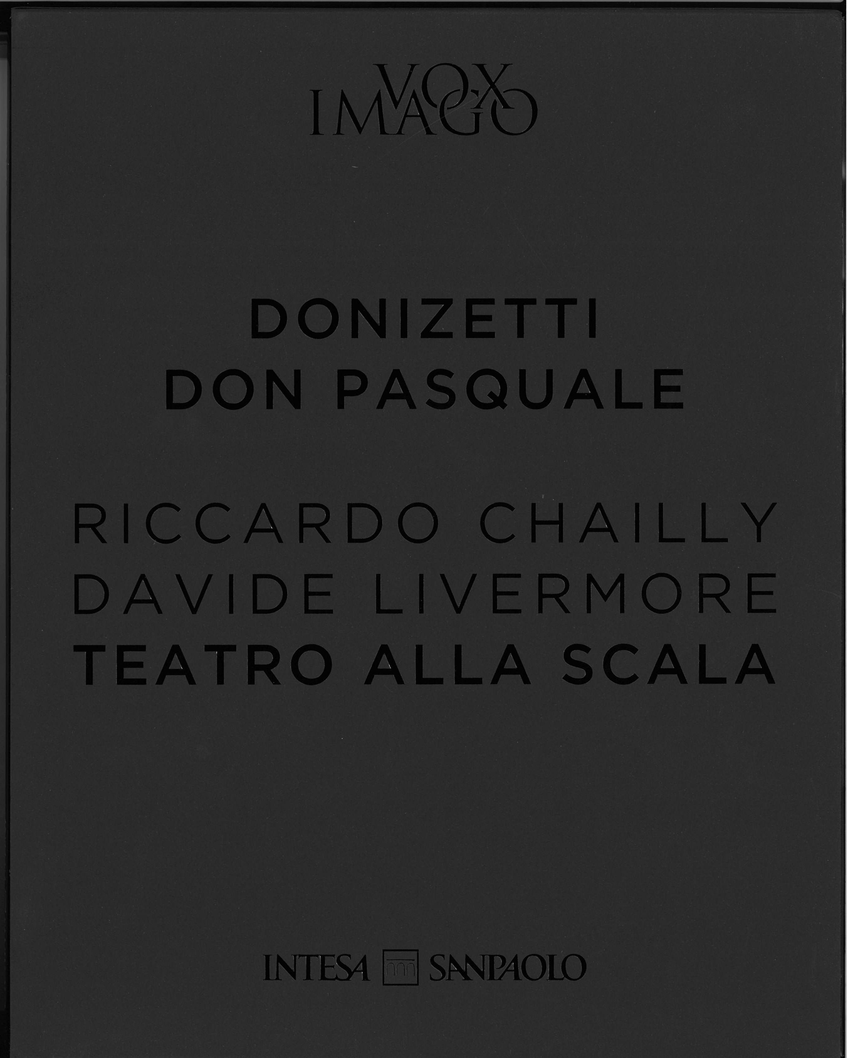 Donizetti Don Pasquale. Teatro alla Scala