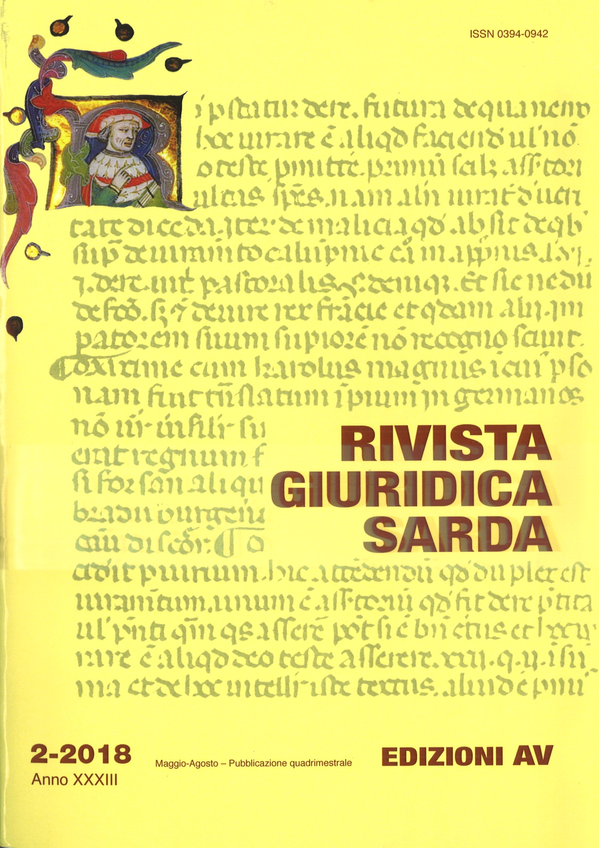 RIVISTA GIURIDICA SARDA