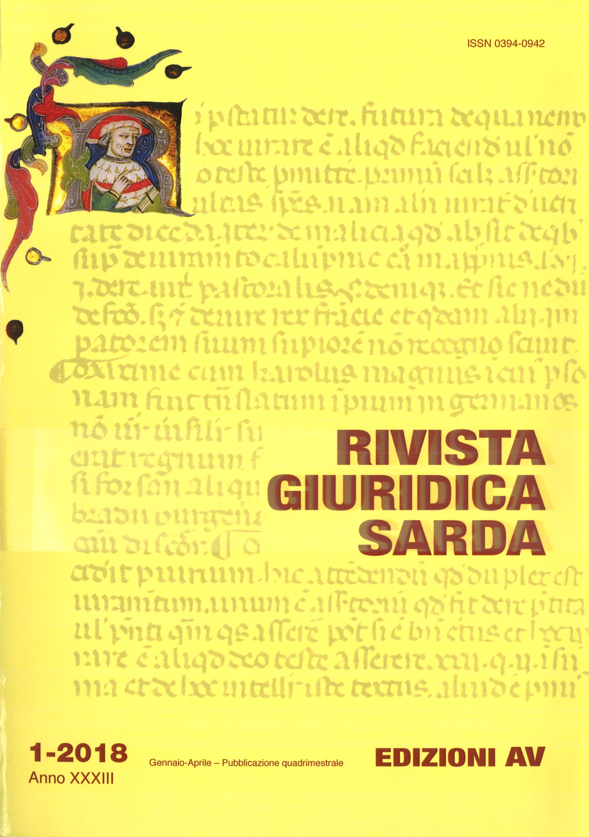 RIVISTA GIURIDICA SARDA